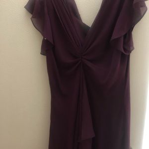 Pretty plum dress